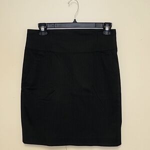 Banana Republic Pinstripe Stretch Pencil Skirt